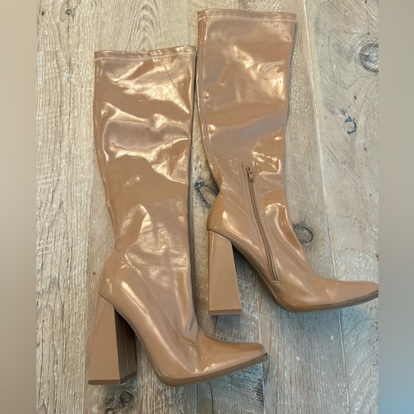 Faux leather knee high boots Forever 21 size 8 - Picture 5 of 7